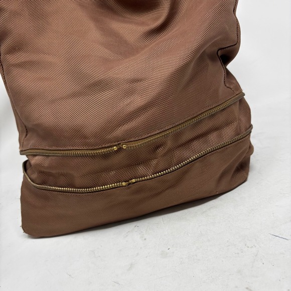 JPK Paris 75 Expandable Shoulder Bag Gold Tone Hardware Leather‎ Straps Brown - Picture 7 of 14